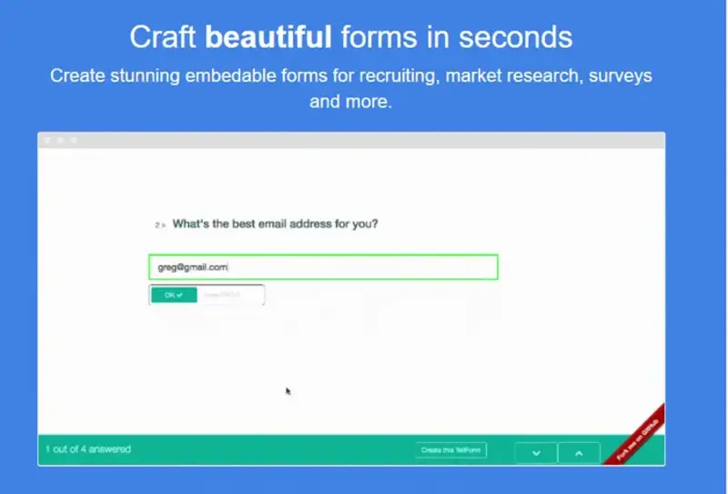 OhMyForm main screen, open source form building